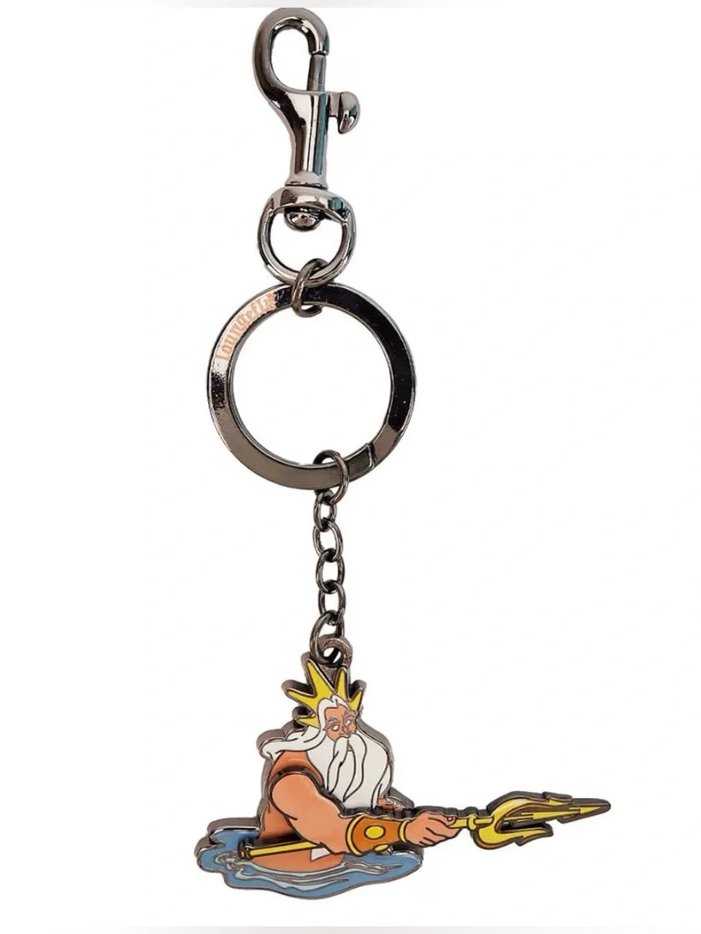 NWT Loungefly Disney The Little Mermaid King triton keychain